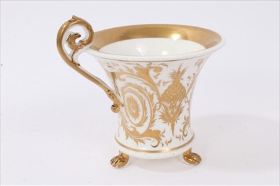 Lot 136 - English porcelain cabinet cup, in Empire style, circa 1820