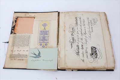 Lot 643 - Victorian scrapbook