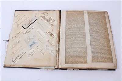 Lot 643 - Victorian scrapbook