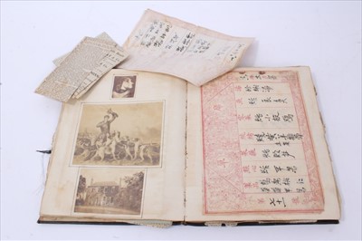 Lot 643 - Victorian scrapbook