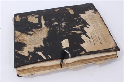 Lot 643 - Victorian scrapbook