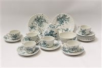 Lot 2232 - Victorian tea set with transfer printed...