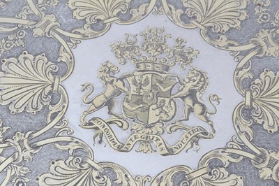 Lot 5 - Baron de Rothschild, exceptional quality French silver and gilt plate with Rothschild crest