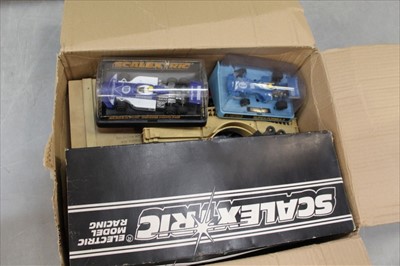 Lot 1414 - Scalextric Formula 1 GP8 Motor Racing boxed set plus boxed Elf Tyrrell Ford C121 and 129 March Ford 240 etc.