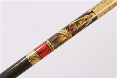 Lot 739 - Unusual group of antique walking sticks