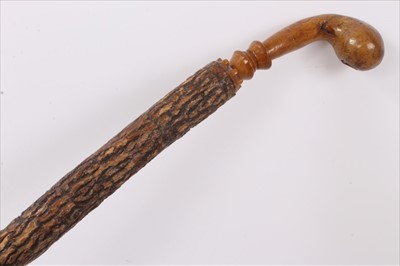 Lot 739 - Unusual group of antique walking sticks
