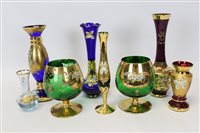 Lot 2248 - Selection of Murano The Fuochi coloured glass...