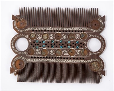 Lot 793 - Three antique combs