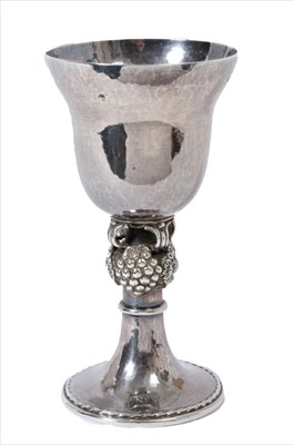 Lot 298 - 1930s Omar Ramsden silver goblet