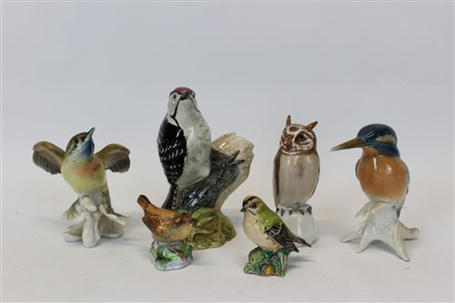 Lot 2260 - Two Beswick birds - Lesser Spotted
