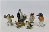 Lot 2260 - Two Beswick birds - Lesser Spotted Woodpecker...