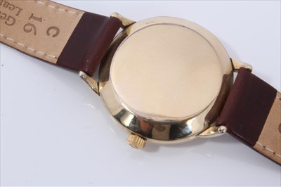 Lot 552 - 1950s gentlemen's Omega Automatic wristwatch with 351 Cal. 'bumper' movement in 14K gold filled case