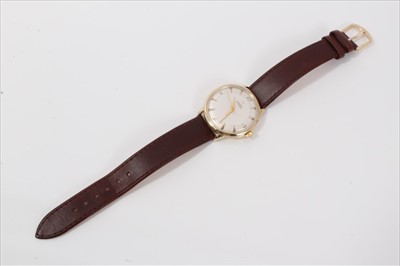 Lot 552 - 1950s gentlemen's Omega Automatic wristwatch with 351 Cal. 'bumper' movement in 14K gold filled case
