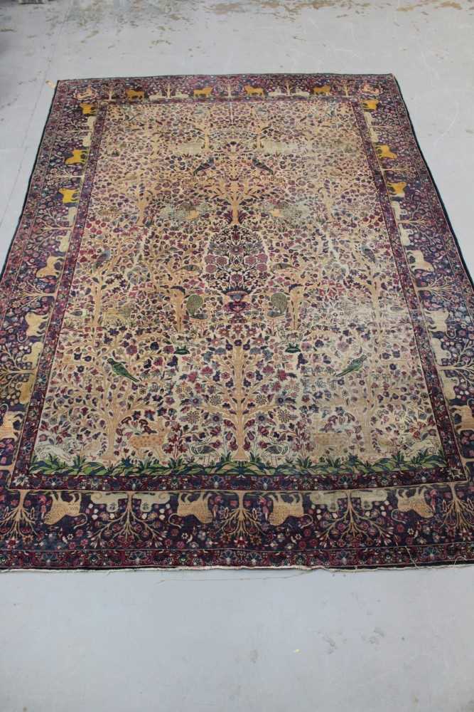 Lot 1426 - Fine and unusually large Kashan tree of