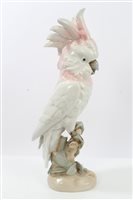 Lot 2264 - Royal Dux porcelain ornament of a Parrot,...