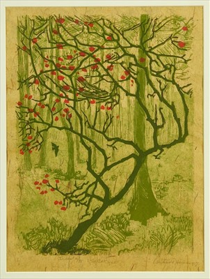Lot 1108 - *Gertrude Hermes (1901-1983) signed limited edition linocut