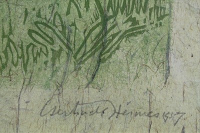 Lot 1108 - *Gertrude Hermes (1901-1983) signed limited edition linocut
