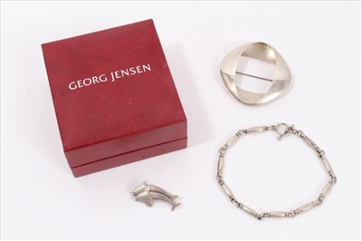 Lot 1 - Georg Jensen silver jewellery