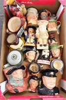 Lot 2268 - Four Royal Doulton character jugs - Falstaff...