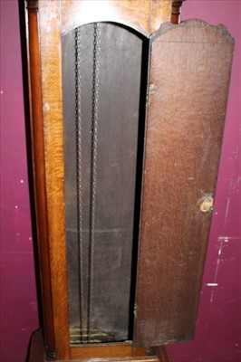 Lot 618 - 18th century 30 hour longcase clock