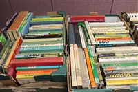 Lot 2613 - Large quantity of golfing books - including...