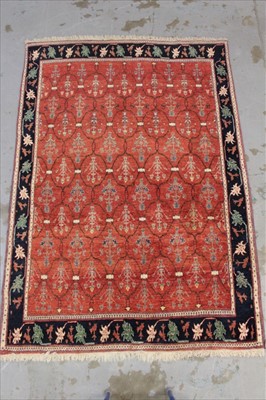 Lot 1428 - Fine Luribaft Western Persia hand knotted wool rug, 293cm x 170cm