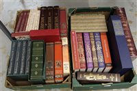 Lot 2616 - Four boxes of Folio Society books - including...