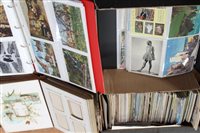 Lot 2619 - Box of loose postcards and albums