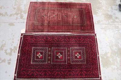 Lot 1412 - Two Persian Bokhara style rugs