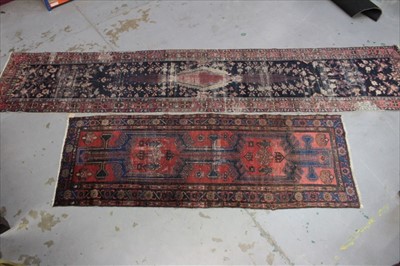 Lot 1422 - Persian runner, together with another