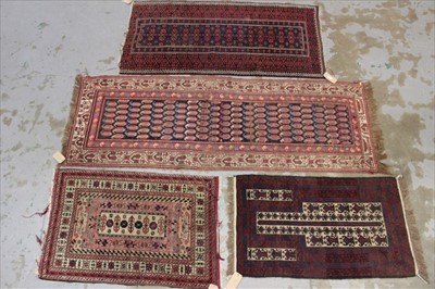 Lot 1423 - Persian style rug, together with three others