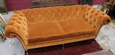 Lot 1393 - Fine quality chesterfield sofa by Fleming and Howland