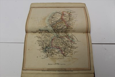 Lot 1135 - Laurie and Whittle's New Traveller's Companion - England, Wales and Scotland, sixth edition, published London 1811, illustrated with fold-out hand coloured maps