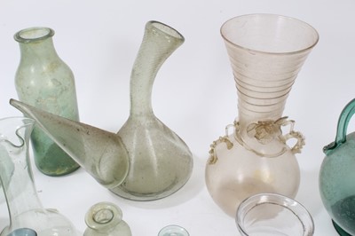 Lot 110 - Collection of glass to include ancient, possibly Roman, and later