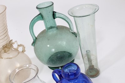 Lot 110 - Collection of glass to include ancient, possibly Roman, and later