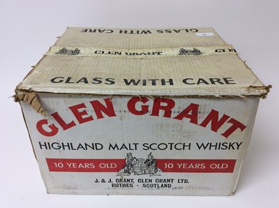 Lot 16 - Twelve bottles of Glen Grant 10 year old whisky