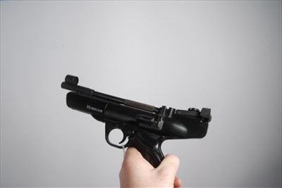 Lot 805 - Webley Hurricane .22 Calibre air pistol in original box
