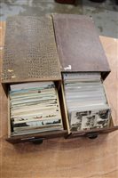 Lot 2605 - Two boxes of postcards - various