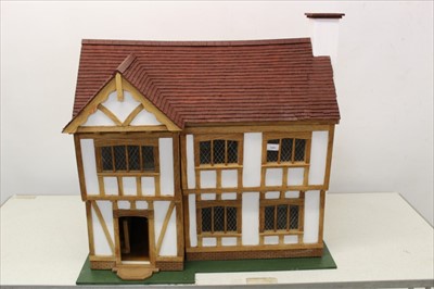 Lot 1351 - Good Quality contemporary Tudor style dolls house