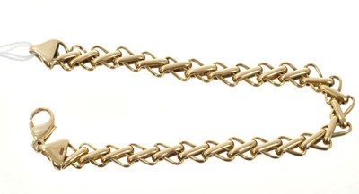 Lot 468 - 18ct gold bracelet