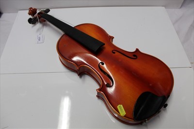 Lot 1751 - Roderich Paesold Violin dated 1980