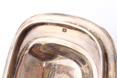 Lot 206 - Squat silver teapot