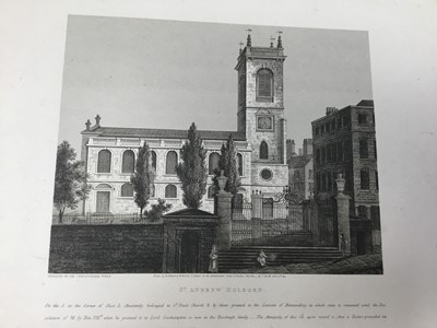 Lot 275 - Collection of 18th / 19th century engravings, predominantly London Churches