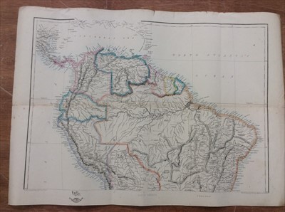 Lot 1163 - Twelve Victorian maps from Cassell's Weekly Dispatch Atlas Drawn and engraved by Edward Waller