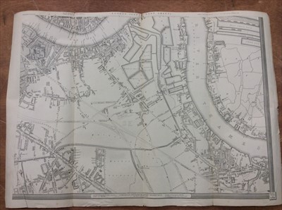 Lot 1163 - Twelve Victorian maps from Cassell's Weekly Dispatch Atlas Drawn and engraved by Edward Waller