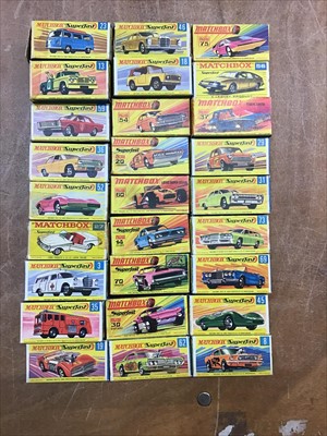 Lot 1425 - Collection of Matchbox Superfast cars - approx 28