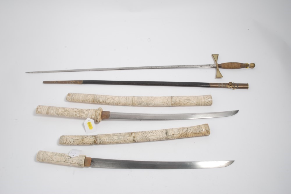 Masonic Sword 金属製 模造刀 西洋剣 レプリカ エクスカリバー 洋剣レプリカ （古兵器 武具 模造刀·模擬刀