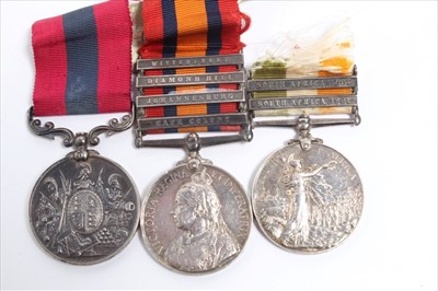 Lot 642 - Boer War Distinguished Conduct Medal (D.C.M.) Gallantry trio comprising D.C.M.