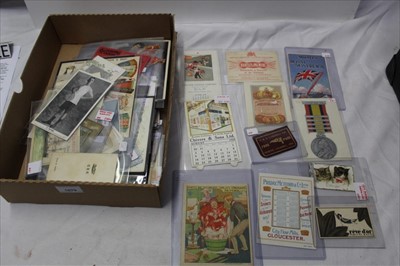 Lot 1079 - A good selection of Victorian and later advertising ephemera. Including Pears Soap, Sunlight soap, Nestles, Chivers, Coat's Threads, Colman's Mustard, Huntley and Palmers and others. Calendars, N...