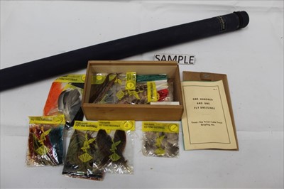 Lot 1980 - A selection of vintage and modern fly fishing rods, reels and accessories